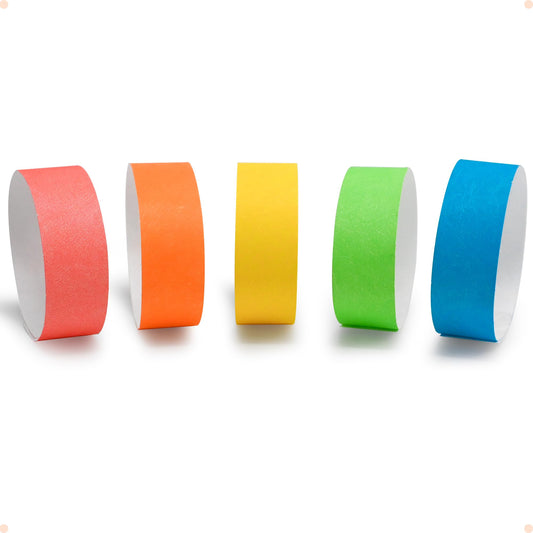 DGBDPACK 3/4" Wristbands with Numbers Waterproof and Tearproof Wrist Straps for Events Parties
