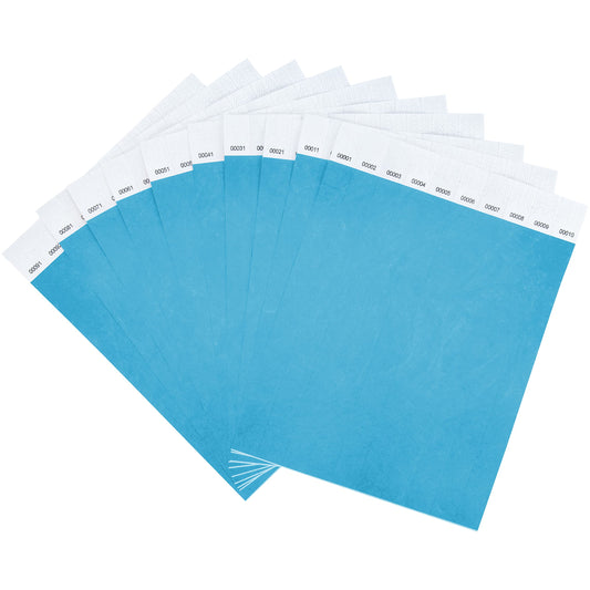 DGBDPACK 100 Wristbands with Numbers Waterproof and Tearproof Wrist Straps for Events Parties