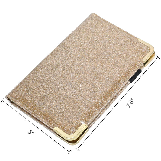 DGBDPACK Server Book - Server Books for Waitress with Zipper Pocket, 6 Compartments, Faux Leather Money Organizer Wallet for Servers to Manage Payments, Receipts, Orders and More